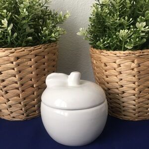 Apple Ceramic Storage Trinket Dish